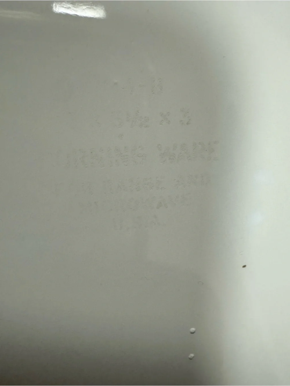 Corning Ware Vintage White Ceramic Baking Dish with Blue Floral Design